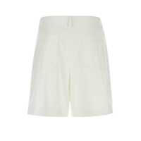 Pantaloni Valentino Garavani pentru Barbati - Pantaloni Valentino Garavani Valentino Garavani White Wool Bermuda Shorts WHITE Barbati (BM 18329889) - B-mall.ro