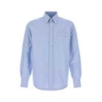 Camasi Valentino Garavani Light Blue Cotton Shirt Barbati