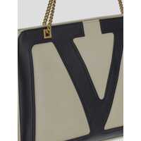 Genti de mana Valentino Garavani Dama - Genti de mana Valentino Garavani Valentino Garavani Bags BUTTER WHITE/NERO Femei (BM 18330303) - B-mall.ro