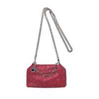 Genti mini Stella McCartney Clutch Soft All Over Crystal Mesh Femei