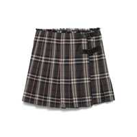 Fuste Burberry "Check" Wool Mini Kilt Femei