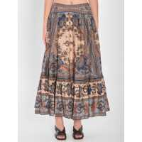 Fuste ZIMMERMANN Ascension Tiered Midi Skirt