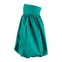 Imbracaminte Alberta Ferretti Dama - Rochii Alberta Ferretti Alberta Ferretti Stretch Poplin Bustier Minidress GREEN Femei (BM 18331356) - B-mall.ro
