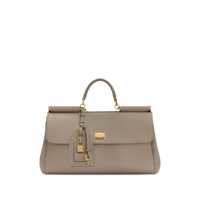 Genti de mana Pink Handbag With Padlock Detail And Adjustable And Removable Shoulder Strap In Leather Woman Femei