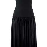 Rochii Philosophy Dama - Rochii Philosophy Philosophy Di Lorenzo Serafini Long Dress With Black Ruffles Black Femei (BM 18332013) - B-mall.ro