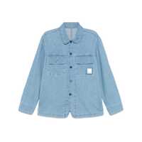 Camasi Emporio Armani Denim Organic Cotton Shirt Barbati