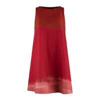 Rochii Liviana Conti Red Printed Stretch Poplin Short Dress Femei