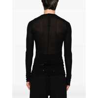 Tricouri Rick Owens pentru Barbati - Tricouri Rick Owens Rick Owens Rib T-Shirt Black Barbati (BM 18333672) - B-mall.ro
