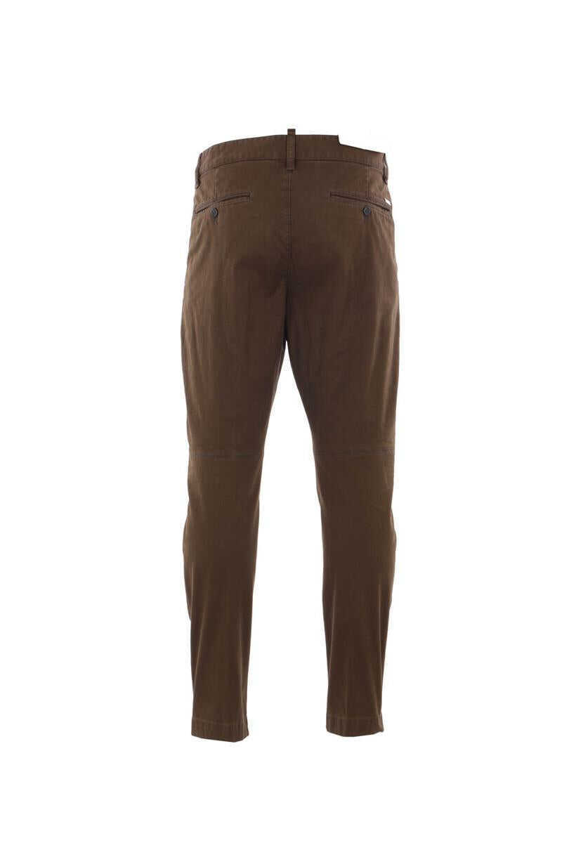 Pantaloni DSQUARED2 DSQUARED2 Trousers MILITARY GREEN Barbati (BM 18333948) 2