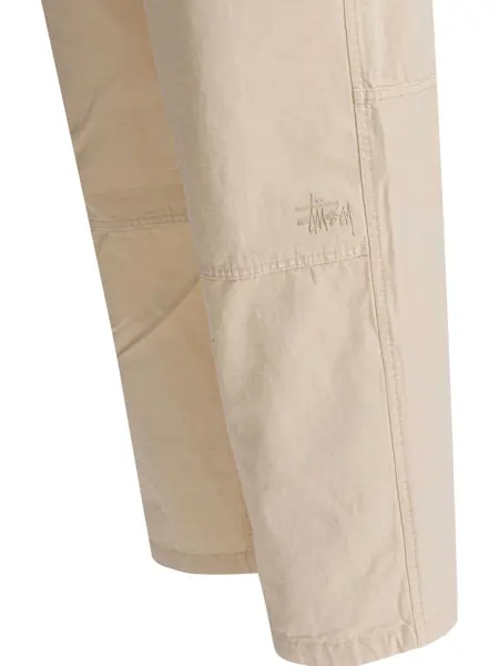 Pantaloni casual STSSY Trousers Beige Barbati (BM 18334473) 4