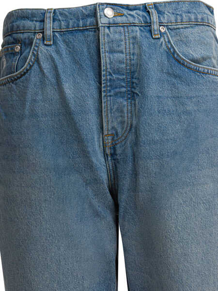 Blugi drepti STSSY Jeans Blue Barbati (BM 18334494) 3