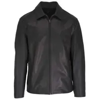 Jachete Leather jacket with zipper Barbati