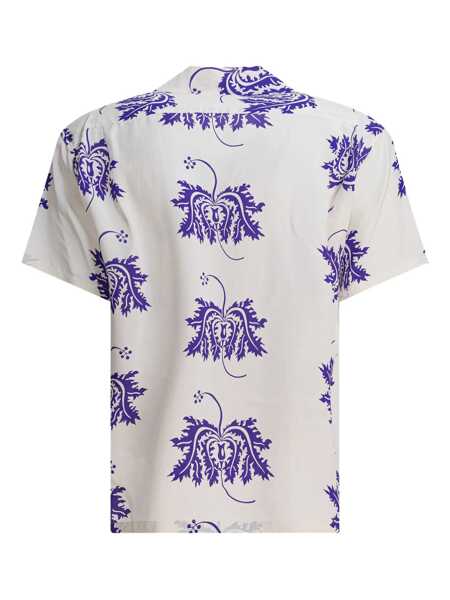 Camasi casual Sun Surf Hibiscus Coral Shirt White Barbati (BM 18334755) 2