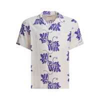 Camasi casual "Hibiscus Coral" Shirt Barbati