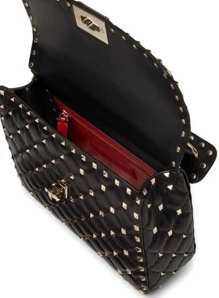 Genti de umar Valentino Garavani Medium Rockstud Spike Shoulder Bag NERO Femei (BM 18334966) 5