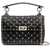 Valentino Garavani Medium Rockstud Spike Shoulder Bag NERO