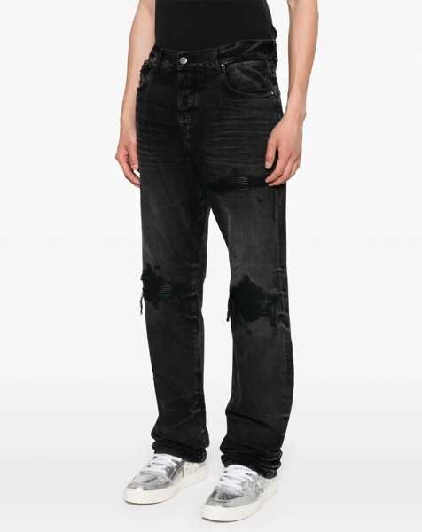 Blugi AMIRI Straight Mx1 Jeans VINTAGE BLACK Barbati (BM 18334978) 3