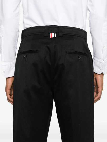 Pantaloni casual Thom Browne Cotton Pants BLACK Barbati (BM 18334987) 5
