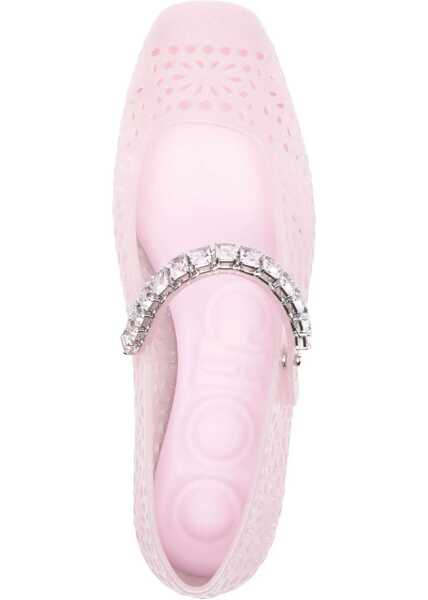 Balerini Jimmy Choo Jelly Ballerinas COTTON CANDY/SILVER MIX/COTTON CANDY Femei (BM 18334990) 4