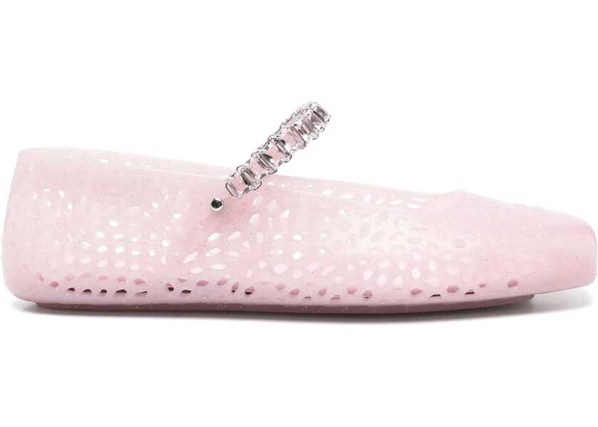 Balerini Jimmy Choo Jelly Ballerinas COTTON CANDY/SILVER MIX/COTTON CANDY Femei (BM 18334990) 1