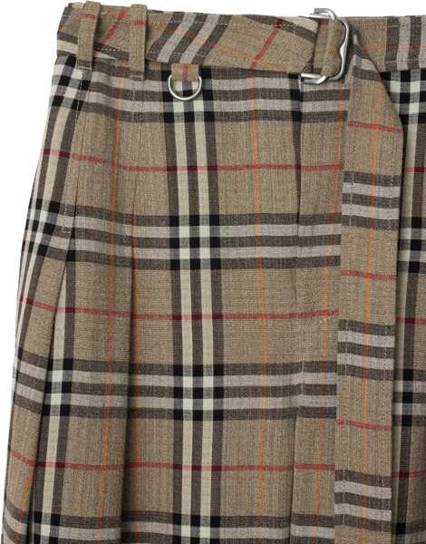 Pantaloni casual Burberry Check Archive Pants LIMESTONE IP CHECK Femei (BM 18335011) 2