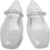 Incaltaminte Jimmy Choo Dama - Balerini Jimmy Choo Jelly Ballerinas CLEAR/SILVER MIX/CRYSTAL Femei (BM 18335056) - B-mall.ro