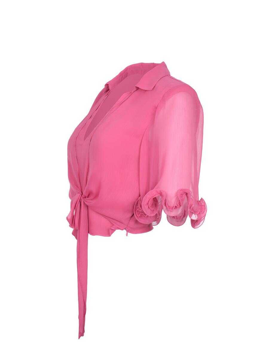 Topuri ROTATE Birger Christensen Rotate Birger Christensen  Top Purple Femei (BM 18340029) 2