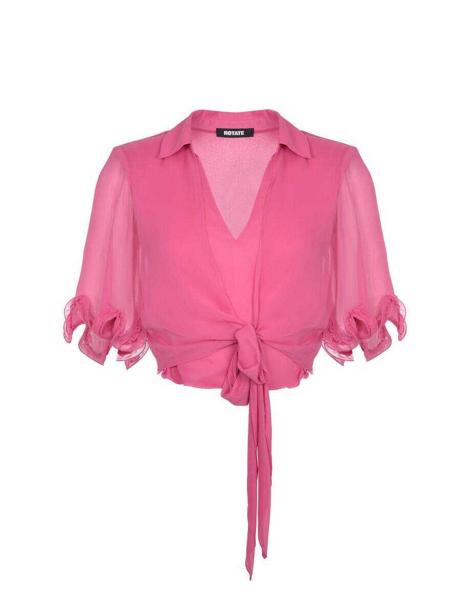 Topuri ROTATE Birger Christensen Rotate Birger Christensen  Top Purple Femei (BM 18340029) 1