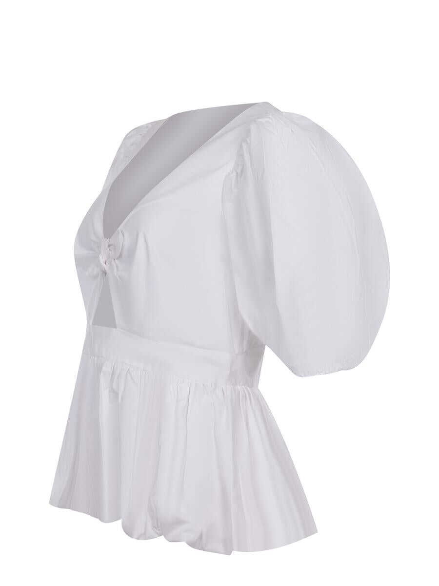 Topuri ROTATE Birger Christensen Rotate Birger Christensen  Top WHITE Femei (BM 18340032) 2