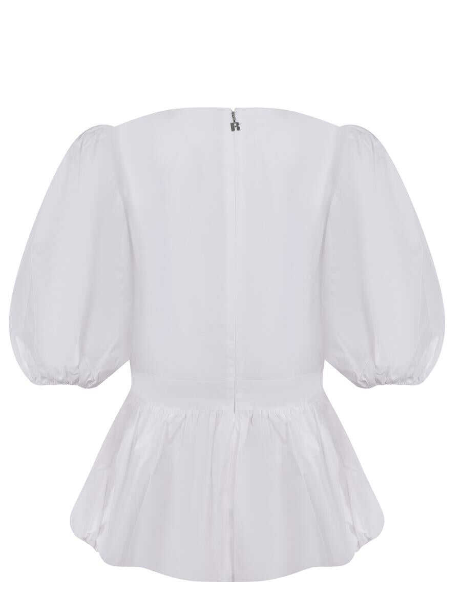 Topuri ROTATE Birger Christensen Rotate Birger Christensen  Top WHITE Femei (BM 18340032) 3