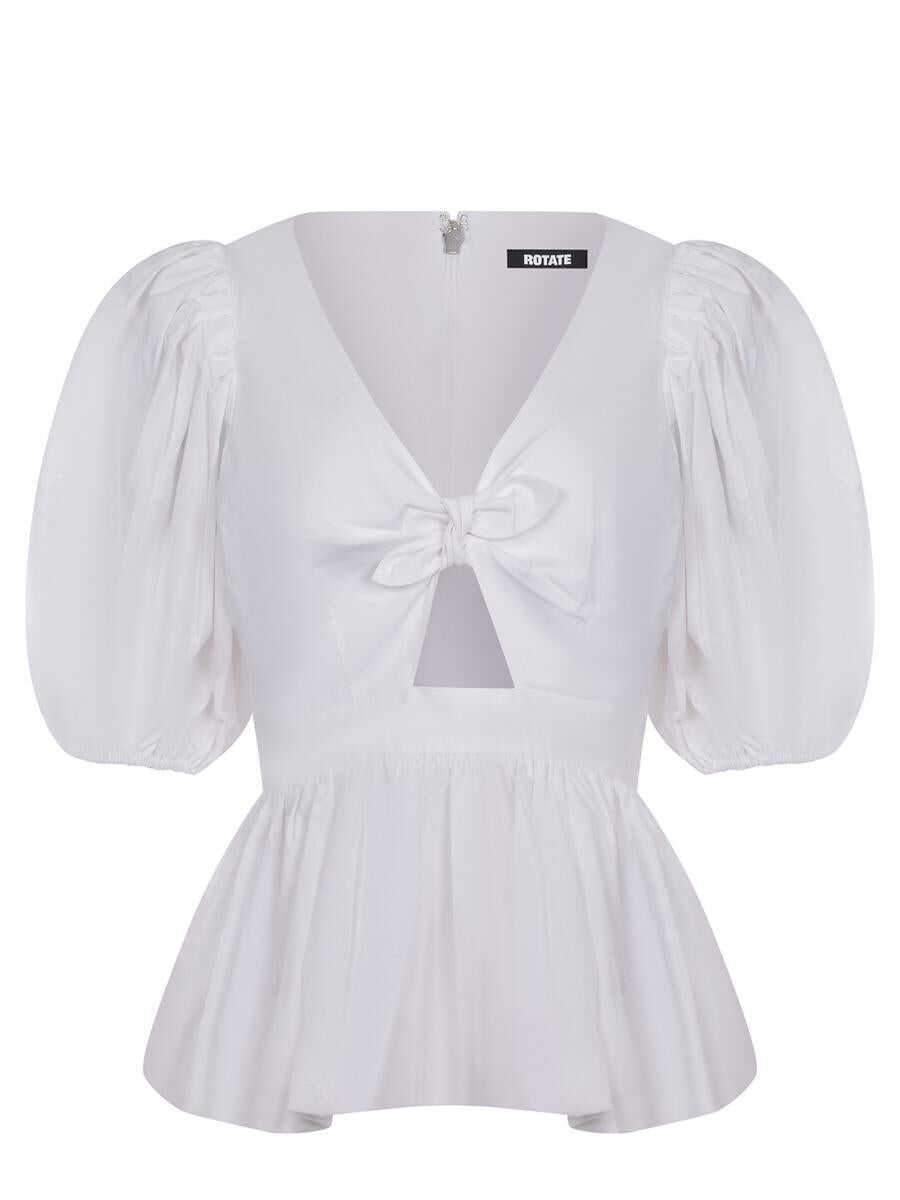 Topuri ROTATE Birger Christensen Rotate Birger Christensen  Top WHITE Femei (BM 18340032) 1