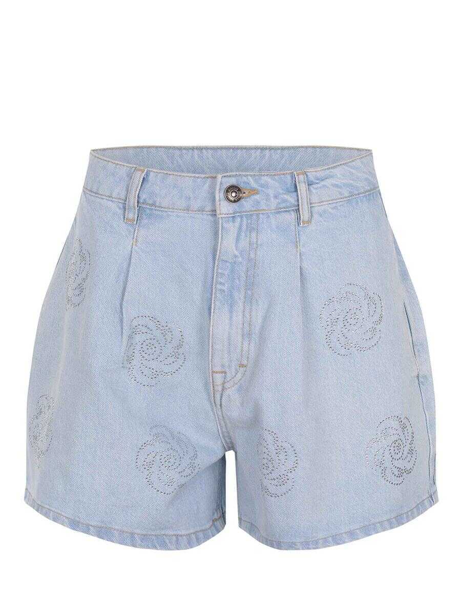 Pantaloni casual ROTATE Birger Christensen Rotate Birger Christensen  Shorts Blue Femei (BM 18340041) 1
