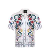Camasi John Richmond Silk Twill Shirt Barbati