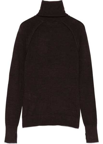 Pulovere casual Victoria Beckham Turtleneck Shirt BROWN Femei (BM 18341251) 2