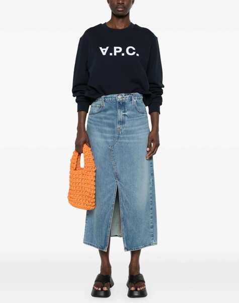 Bluze de trening A.P.C. Sweatshirt Standard Grand Vpc Gots BLUE Femei (BM 18341269) 3