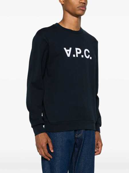 Bluze de trening A.P.C. Sweatshirt Standard Grand Vpc Gots BLUE Femei (BM 18341269) 4