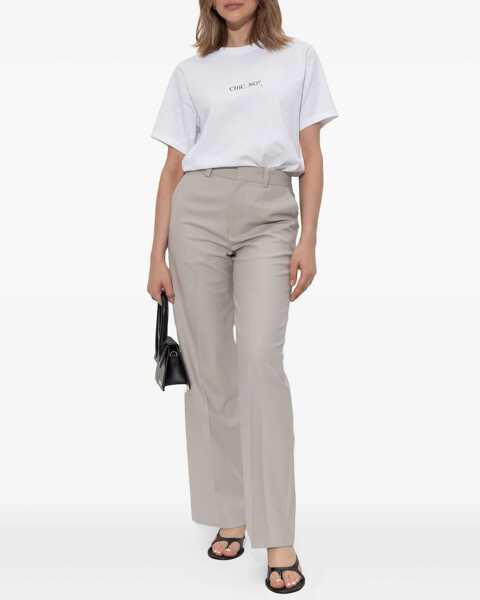 Pantaloni casual Victoria Beckham Classic Straight Leg Pants BEIGE Femei (BM 18341275) 2