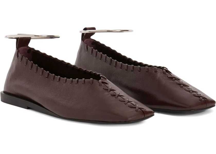 Balerini Jil Sander Dancer Ring BORDEAUX Femei (BM 18350407) 4