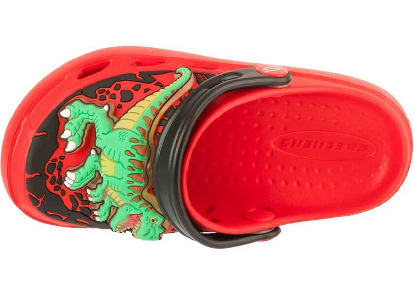 Slapi SKECHERS Foamies: Swifters - T-Rex-Brights Red Baieti (BM 18350485) 3