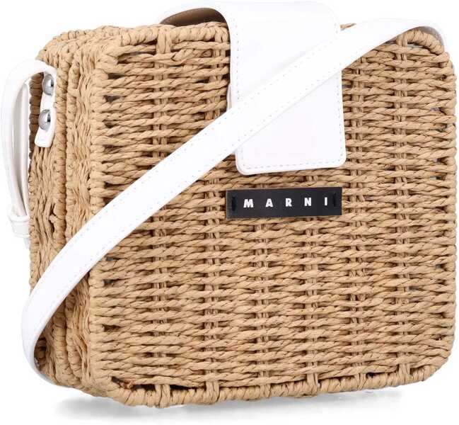 Genti tip postas Marni Picnic Bag BROWN Fete (BM 18350590) 3