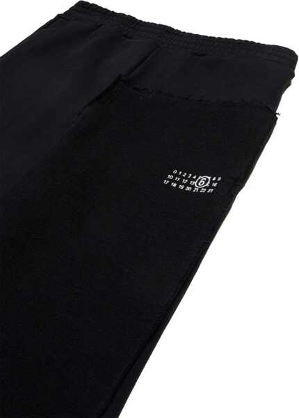 Pantaloni casual MM6 Maison Margiela Pants BLACK Baieti (BM 18350608) 4
