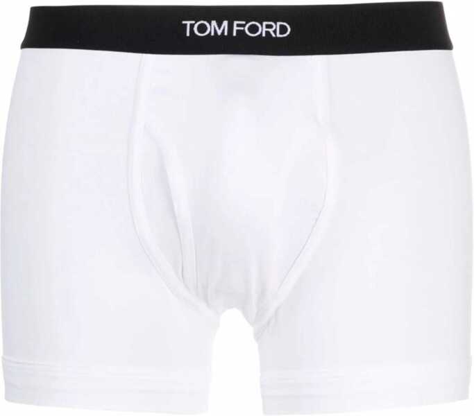 Lenjerie intima Tom Ford Bi-Pack Boxer WHITE Barbati (BM 18350617) 2