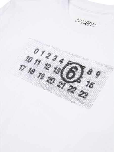 Hanorace MM6 Maison Margiela Sweatshirt WHITE Fete (BM 18350629) 3