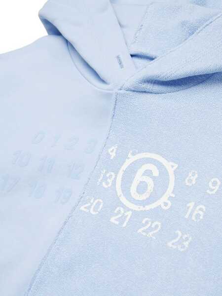 Hanorace MM6 Maison Margiela Sweatshirt BLUE Fete (BM 18350677) 4