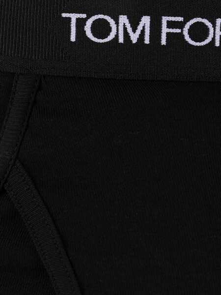 Chiloti Tom Ford Briefs With Logo BLACK Barbati (BM 18350713) 3