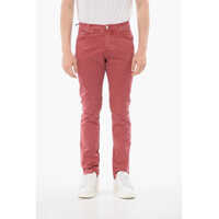 Pantaloni casual Id 5-Pocketed Stretch Cotton Pants Barbati
