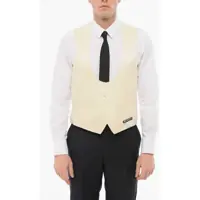 Veste costum Silk 4 Buttons Academy Cerimonia Vest Barbati