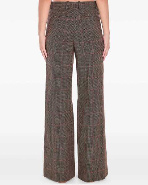 Pantaloni casual Chloe Flared Trousers BROWN Femei (BM 18351016) 3