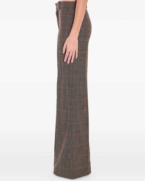 Pantaloni casual Chloe Flared Trousers BROWN Femei (BM 18351016) 4
