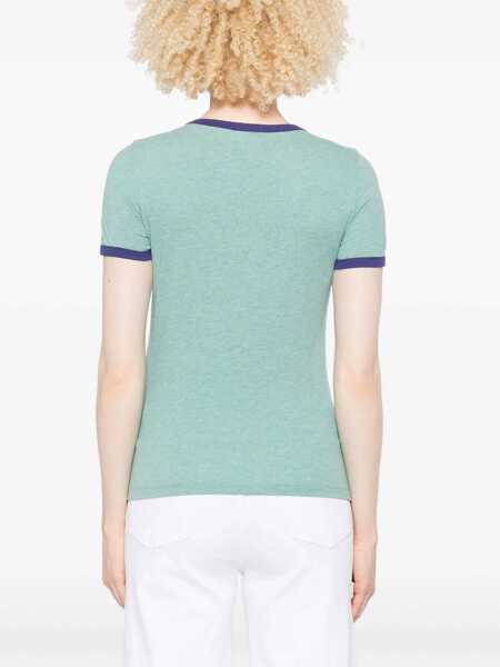 Tricouri Chloe Logo T-Shirt GREEN Femei (BM 18351031) 4